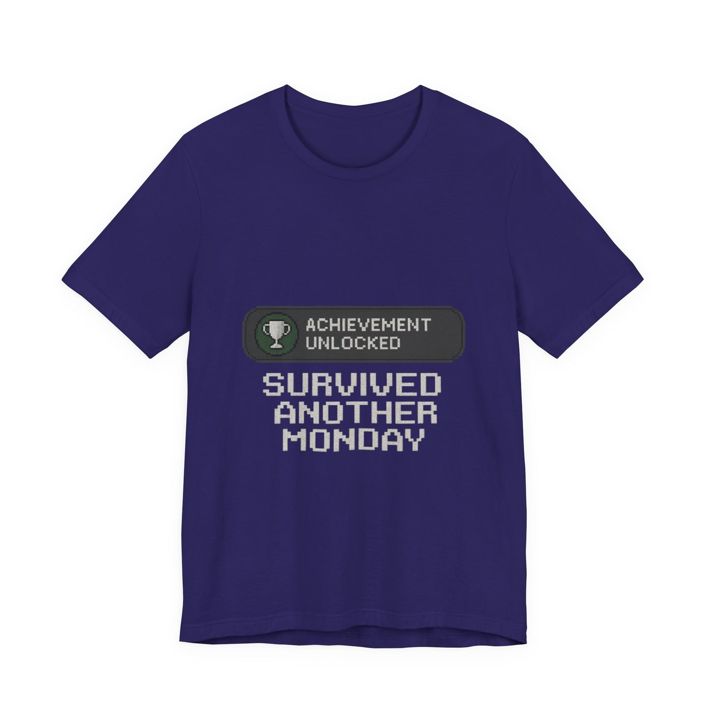 Monday Achievement Unlocked T-Shirt, Funny Monday Tee, Motivational Shirt, Gift for Gamers, Unisex Casual Wear