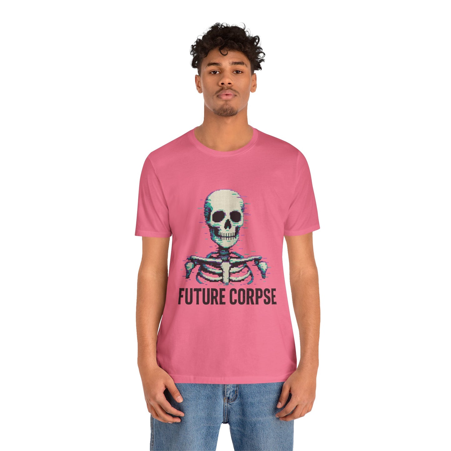 Unisex Future Corpse Graphic Tee, Halloween Shirt, Funny Gift, Casual Wear, Skull T-Shirt, Unique Statement Top