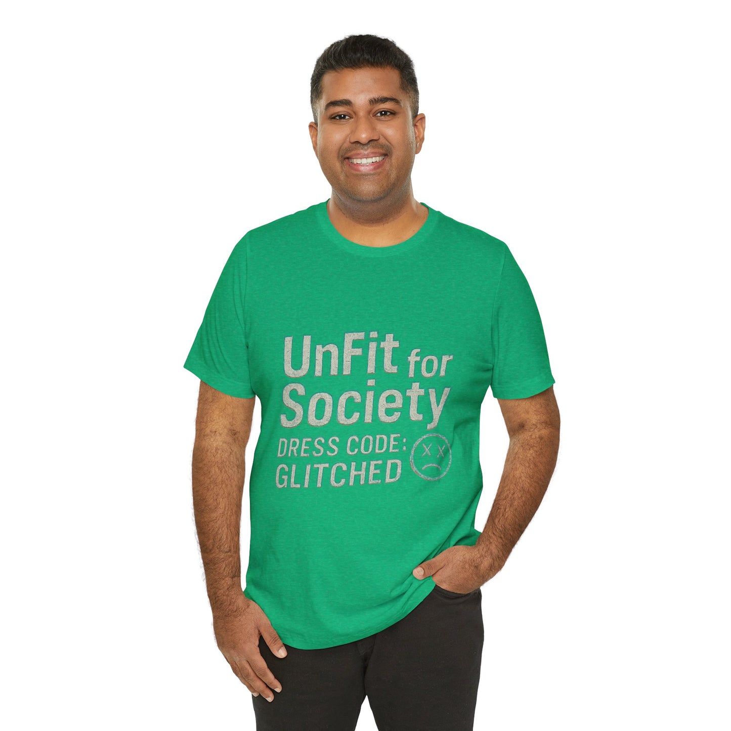 The Glitched Code Manifesto Tee - Casual Unisex Short Sleeve T-Shirt, Graphic Tee for Trendsetters, Gift for Rebels, Unique Fashion [...]