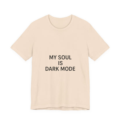 Goth Tee - Minimalist Stark Text Design