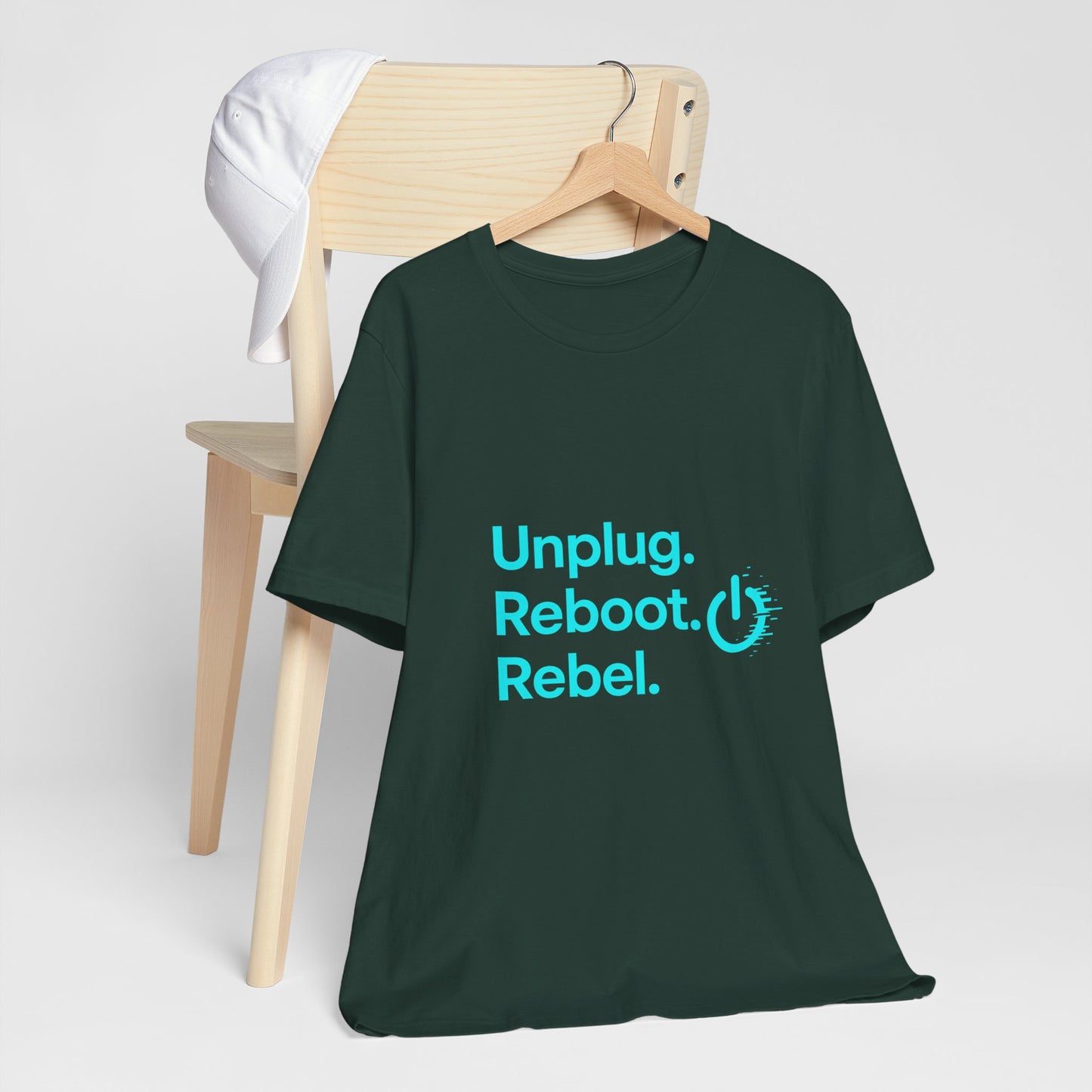 Rebel Spirit Unisex Tee - Fun Casual Graphic Shirt, Perfect for Gamers, Tech Lovers, Gift for Friends, Unique Birthday Apparel