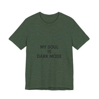 Goth Tee - Minimalist Stark Text Design