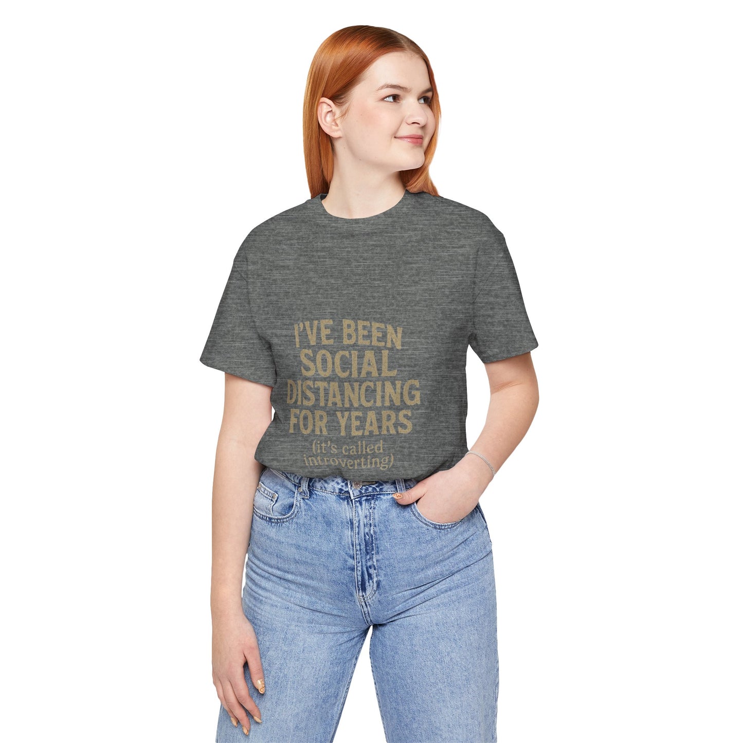 Social Distancing OG Tee, Funny Quote Shirt, Perfect Gift for Introverts, Social Distancing Apparel, Quirky Casual Wear