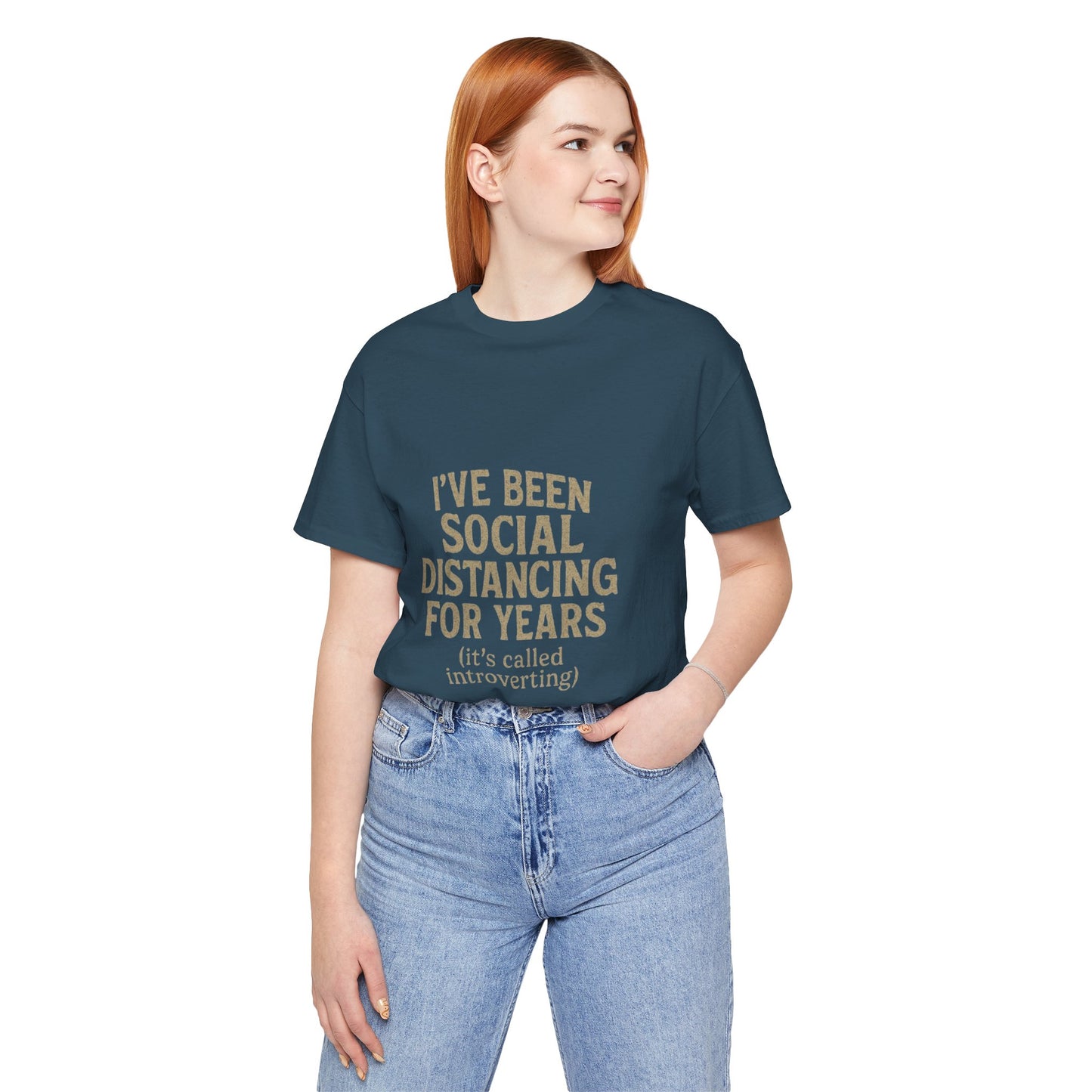 Social Distancing OG Tee, Funny Quote Shirt, Perfect Gift for Introverts, Social Distancing Apparel, Quirky Casual Wear