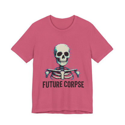 Unisex Future Corpse Graphic Tee, Halloween Shirt, Funny Gift, Casual Wear, Skull T-Shirt, Unique Statement Top