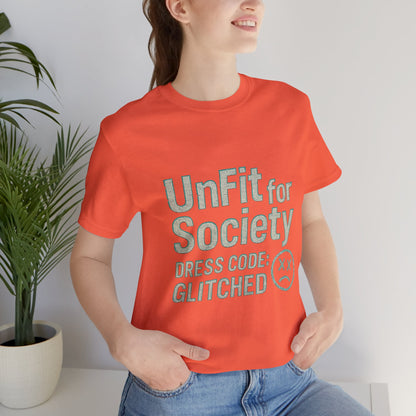 The Glitched Code Manifesto Tee - Casual Unisex Short Sleeve T-Shirt, Graphic Tee for Trendsetters, Gift for Rebels, Unique Fashion [...]