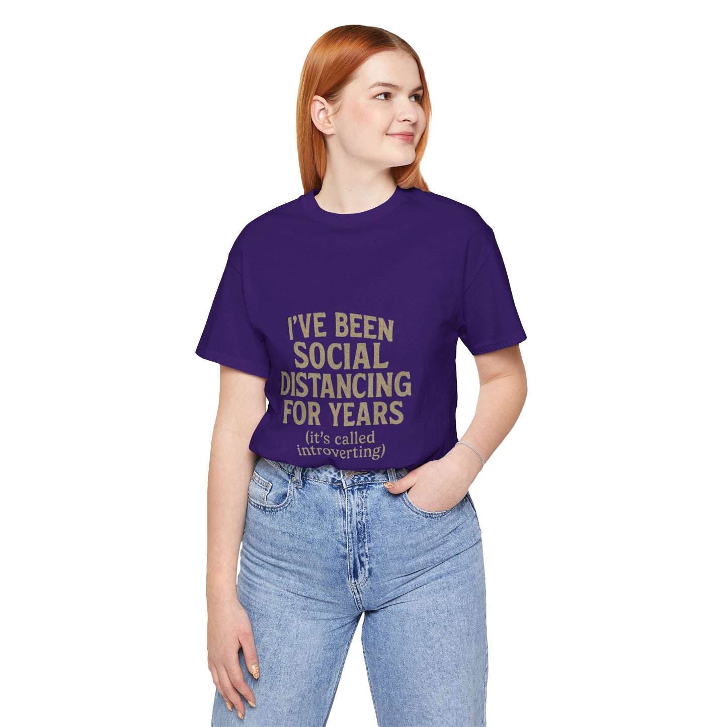 Social Distancing OG Tee, Funny Quote Shirt, Perfect Gift for Introverts, Social Distancing Apparel, Quirky Casual Wear
