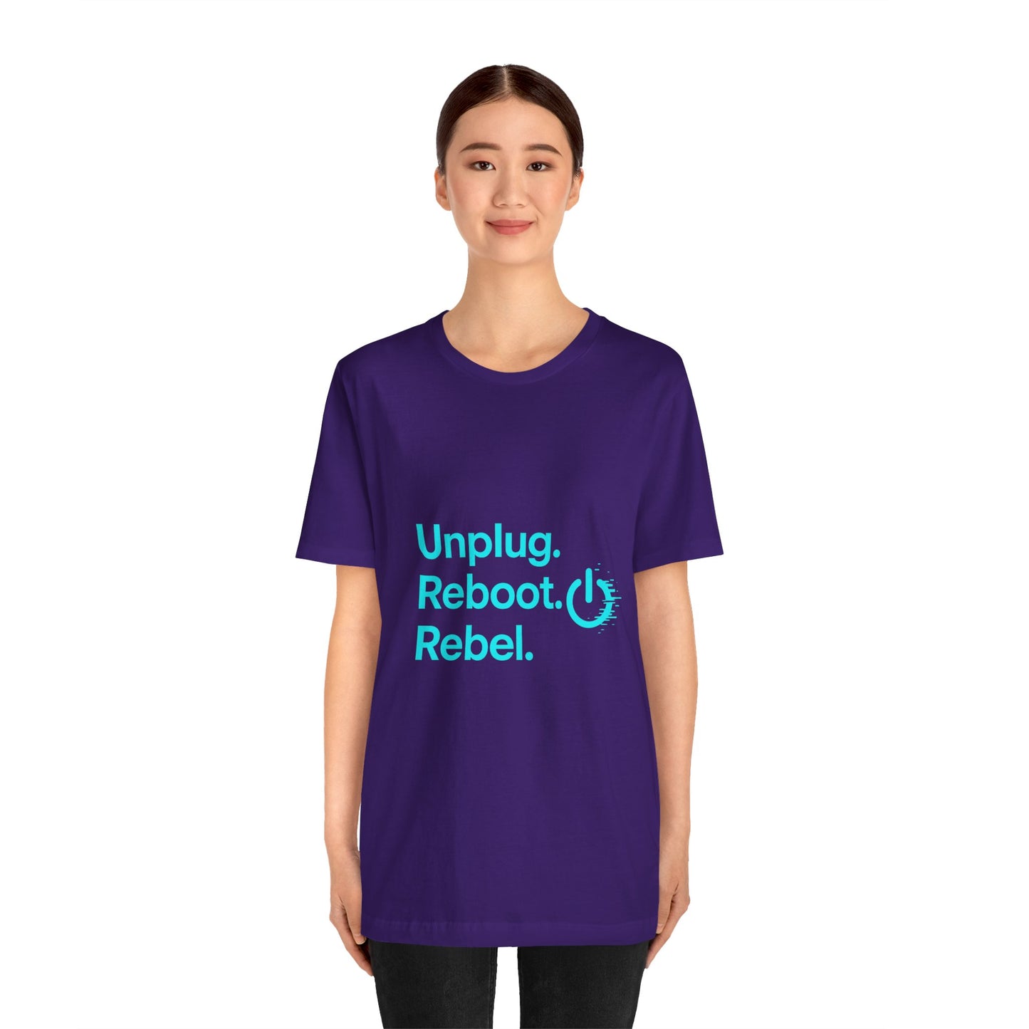 Rebel Spirit Unisex Tee - Fun Casual Graphic Shirt, Perfect for Gamers, Tech Lovers, Gift for Friends, Unique Birthday Apparel