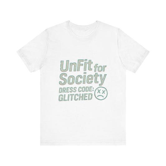 The Glitched Code Manifesto Tee - Casual Unisex Short Sleeve T-Shirt, Graphic Tee for Trendsetters, Gift for Rebels, Unique Fashion [...]