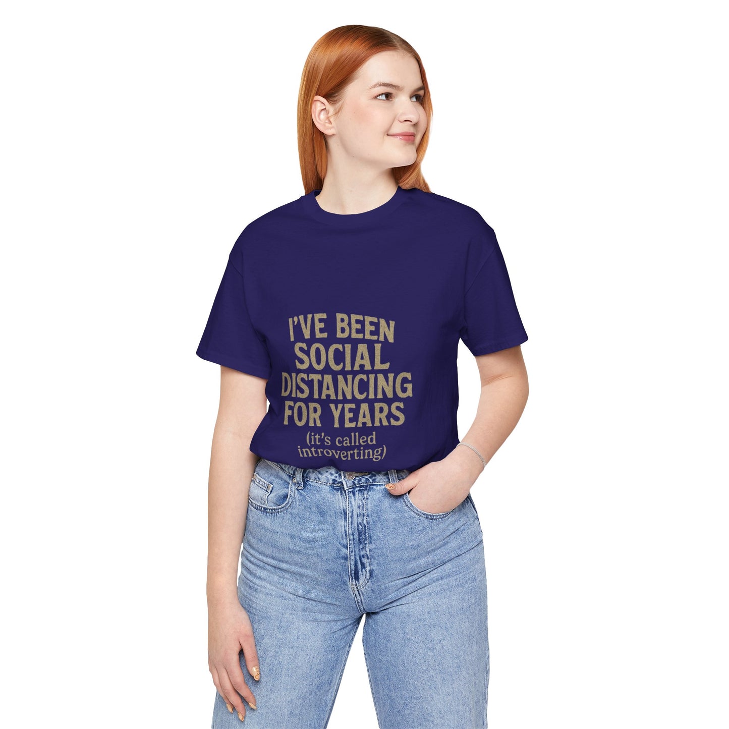 Social Distancing OG Tee, Funny Quote Shirt, Perfect Gift for Introverts, Social Distancing Apparel, Quirky Casual Wear