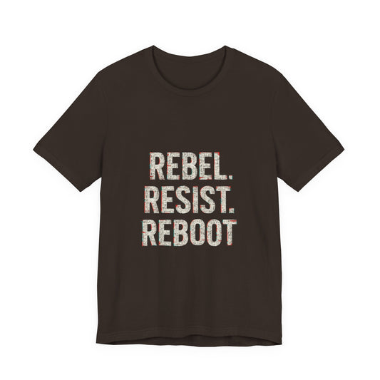 T-Shirt - Punk Mantra Distressed Circuit Board Tee