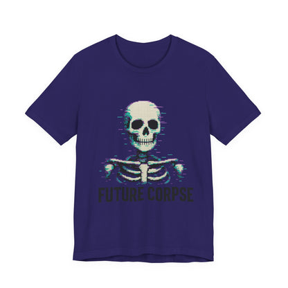 Unisex Future Corpse Graphic Tee, Halloween Shirt, Funny Gift, Casual Wear, Skull T-Shirt, Unique Statement Top