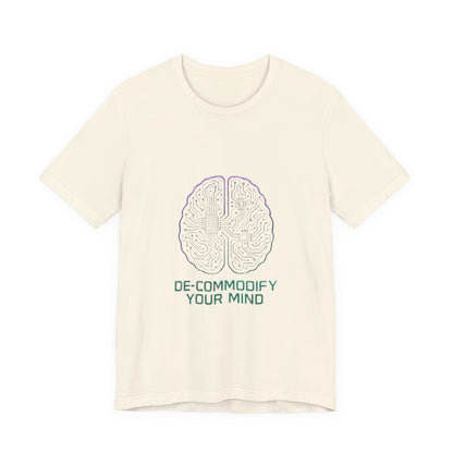 Brainwave Tee - De-Commodify Your Mind - Unisex T-Shirt