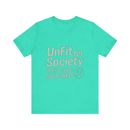 The Glitched Code Manifesto Tee - Casual Unisex Short Sleeve T-Shirt, Graphic Tee for Trendsetters, Gift for Rebels, Unique Fashion [...]