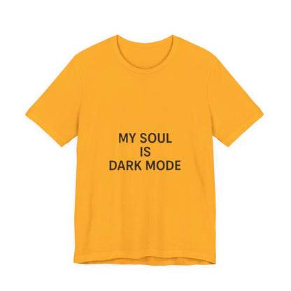 Goth Tee - Minimalist Stark Text Design