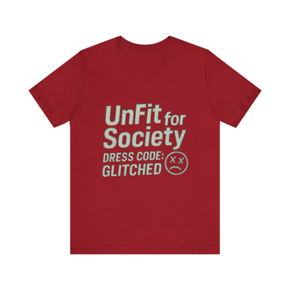 The Glitched Code Manifesto Tee - Casual Unisex Short Sleeve T-Shirt, Graphic Tee for Trendsetters, Gift for Rebels, Unique Fashion [...]