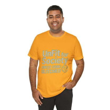 The Glitched Code Manifesto Tee - Casual Unisex Short Sleeve T-Shirt, Graphic Tee for Trendsetters, Gift for Rebels, Unique Fashion [...]