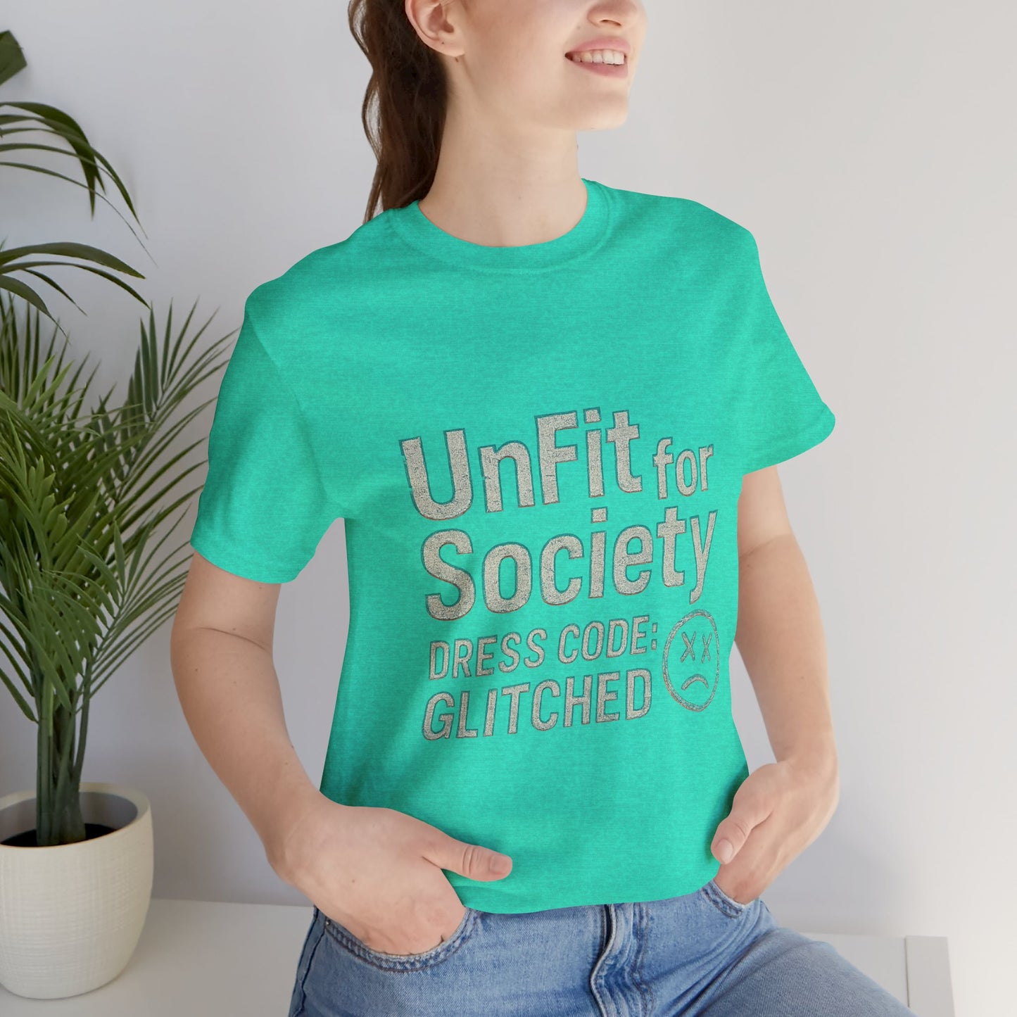 The Glitched Code Manifesto Tee - Casual Unisex Short Sleeve T-Shirt, Graphic Tee for Trendsetters, Gift for Rebels, Unique Fashion [...]