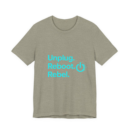 Rebel Spirit Unisex Tee - Fun Casual Graphic Shirt, Perfect for Gamers, Tech Lovers, Gift for Friends, Unique Birthday Apparel