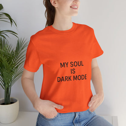 Goth Tee - Minimalist Stark Text Design