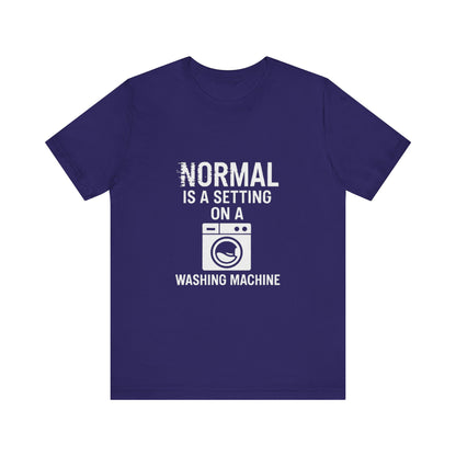 Sarcastic Tee - Normal is a Setting on a Washing Machine