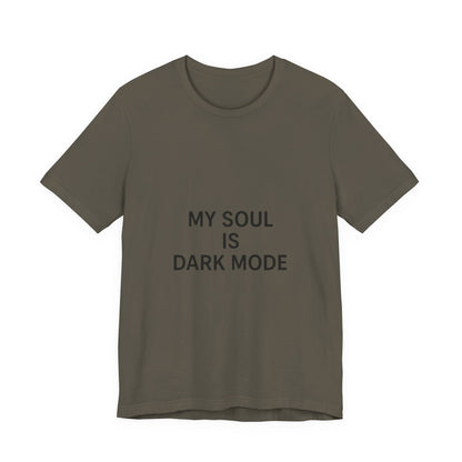 Goth Tee - Minimalist Stark Text Design