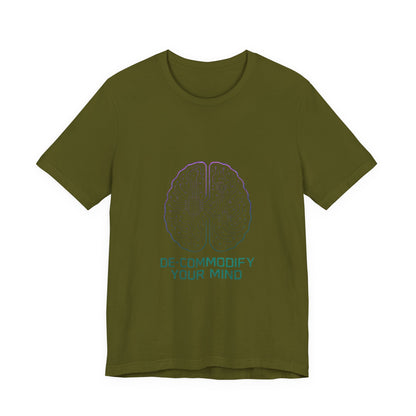 Brainwave Tee - De-Commodify Your Mind - Unisex T-Shirt