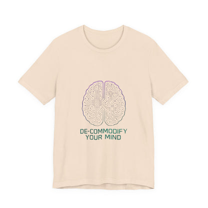 Brainwave Tee - De-Commodify Your Mind - Unisex T-Shirt