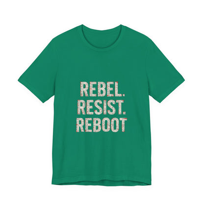 T-Shirt - Punk Mantra Distressed Circuit Board Tee