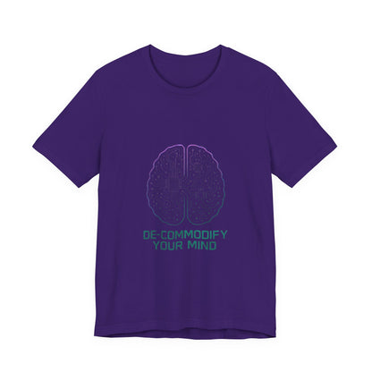 Brainwave Tee - De-Commodify Your Mind - Unisex T-Shirt