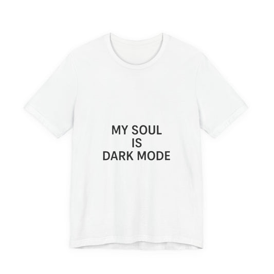 Goth Tee - Minimalist Stark Text Design