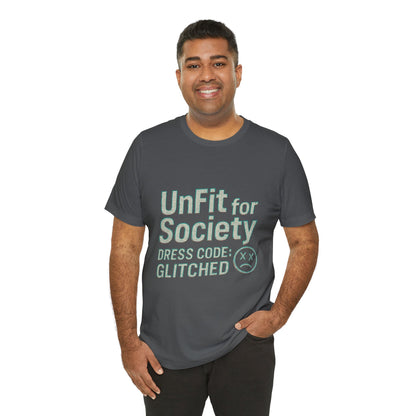 The Glitched Code Manifesto Tee - Casual Unisex Short Sleeve T-Shirt, Graphic Tee for Trendsetters, Gift for Rebels, Unique Fashion [...]