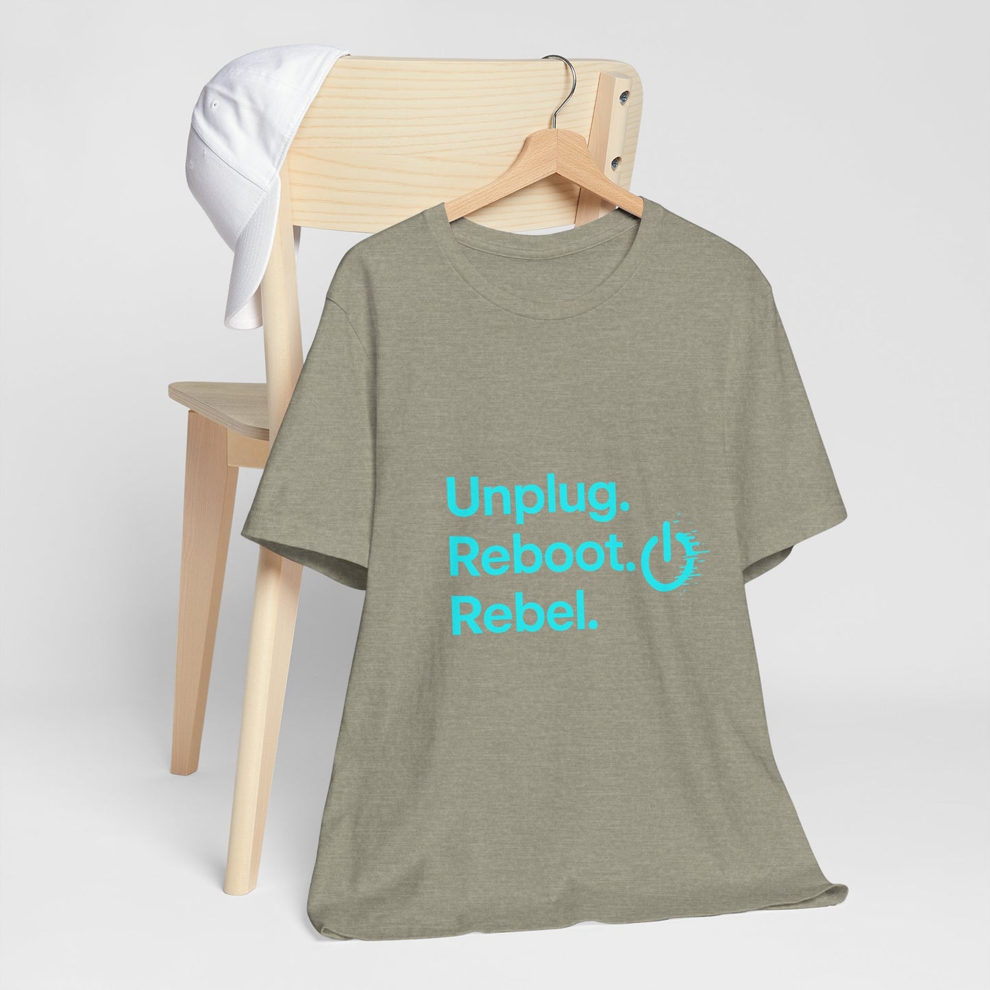 Rebel Spirit Unisex Tee - Fun Casual Graphic Shirt, Perfect for Gamers, Tech Lovers, Gift for Friends, Unique Birthday Apparel