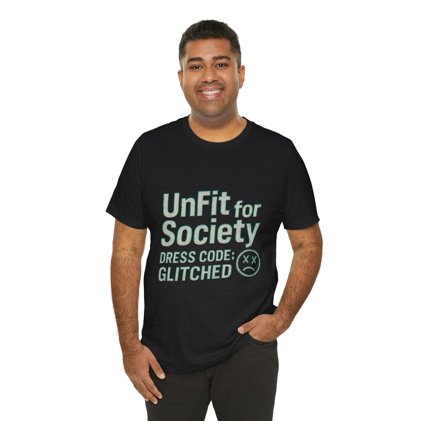 The Glitched Code Manifesto Tee - Casual Unisex Short Sleeve T-Shirt, Graphic Tee for Trendsetters, Gift for Rebels, Unique Fashion [...]