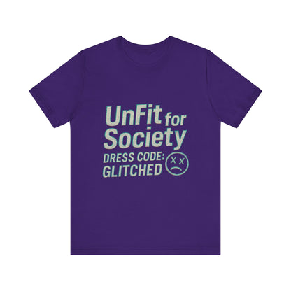 The Glitched Code Manifesto Tee - Casual Unisex Short Sleeve T-Shirt, Graphic Tee for Trendsetters, Gift for Rebels, Unique Fashion [...]
