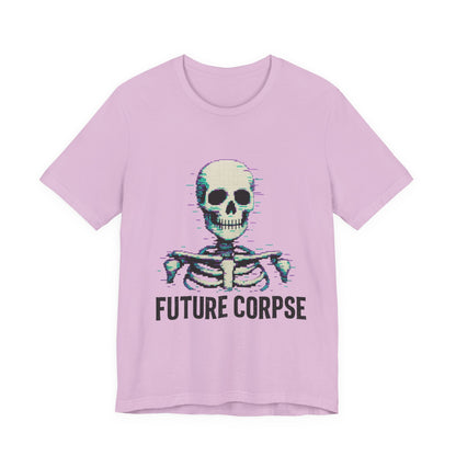 Unisex Future Corpse Graphic Tee, Halloween Shirt, Funny Gift, Casual Wear, Skull T-Shirt, Unique Statement Top