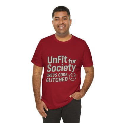 The Glitched Code Manifesto Tee - Casual Unisex Short Sleeve T-Shirt, Graphic Tee for Trendsetters, Gift for Rebels, Unique Fashion [...]