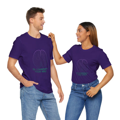 Brainwave Tee - De-Commodify Your Mind - Unisex T-Shirt