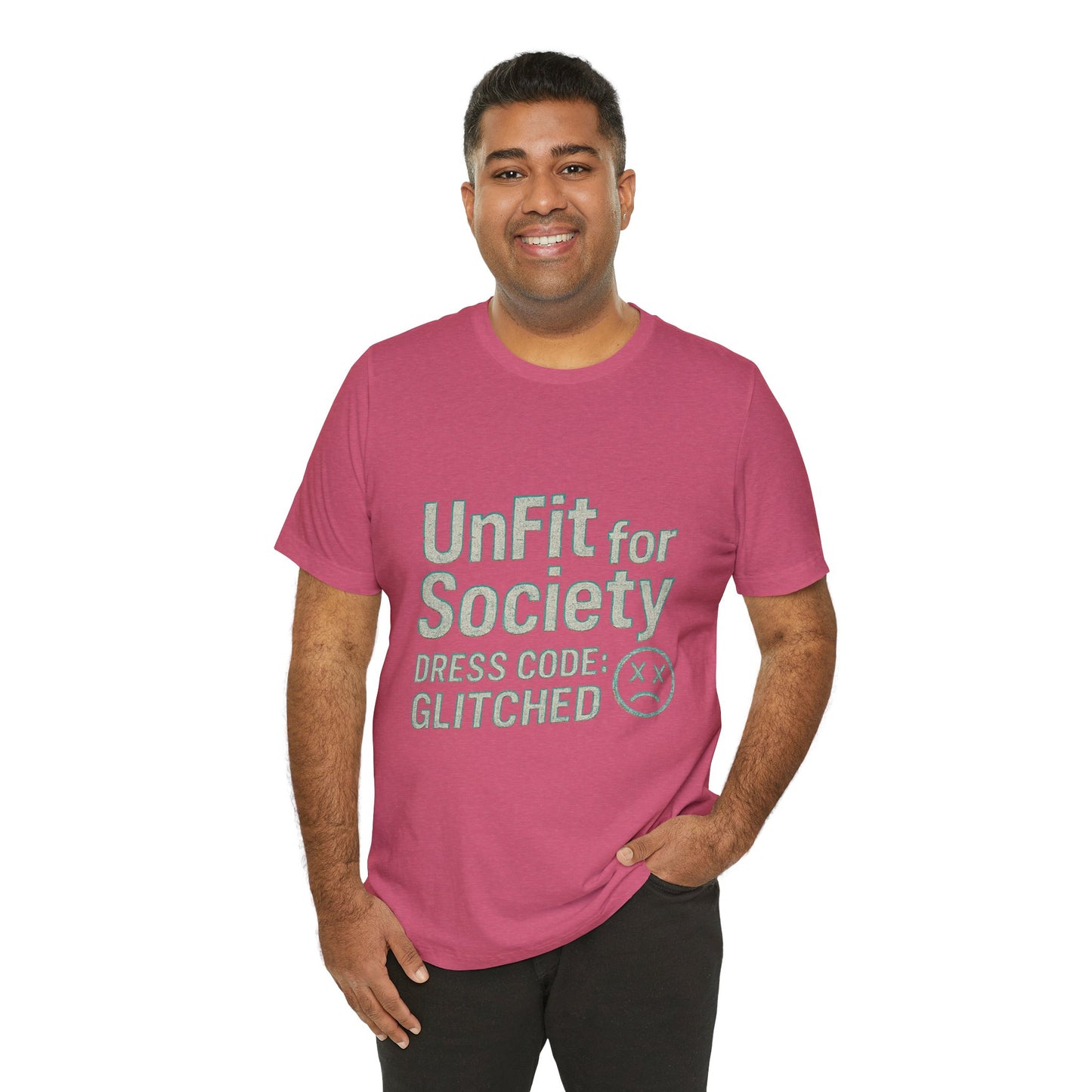 The Glitched Code Manifesto Tee - Casual Unisex Short Sleeve T-Shirt, Graphic Tee for Trendsetters, Gift for Rebels, Unique Fashion [...]