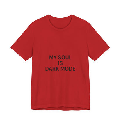 Goth Tee - Minimalist Stark Text Design