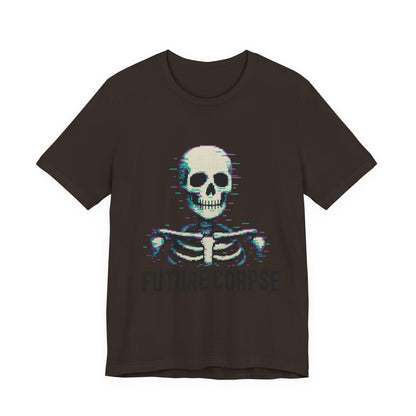 Unisex Future Corpse Graphic Tee, Halloween Shirt, Funny Gift, Casual Wear, Skull T-Shirt, Unique Statement Top