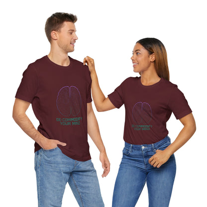 Brainwave Tee - De-Commodify Your Mind - Unisex T-Shirt