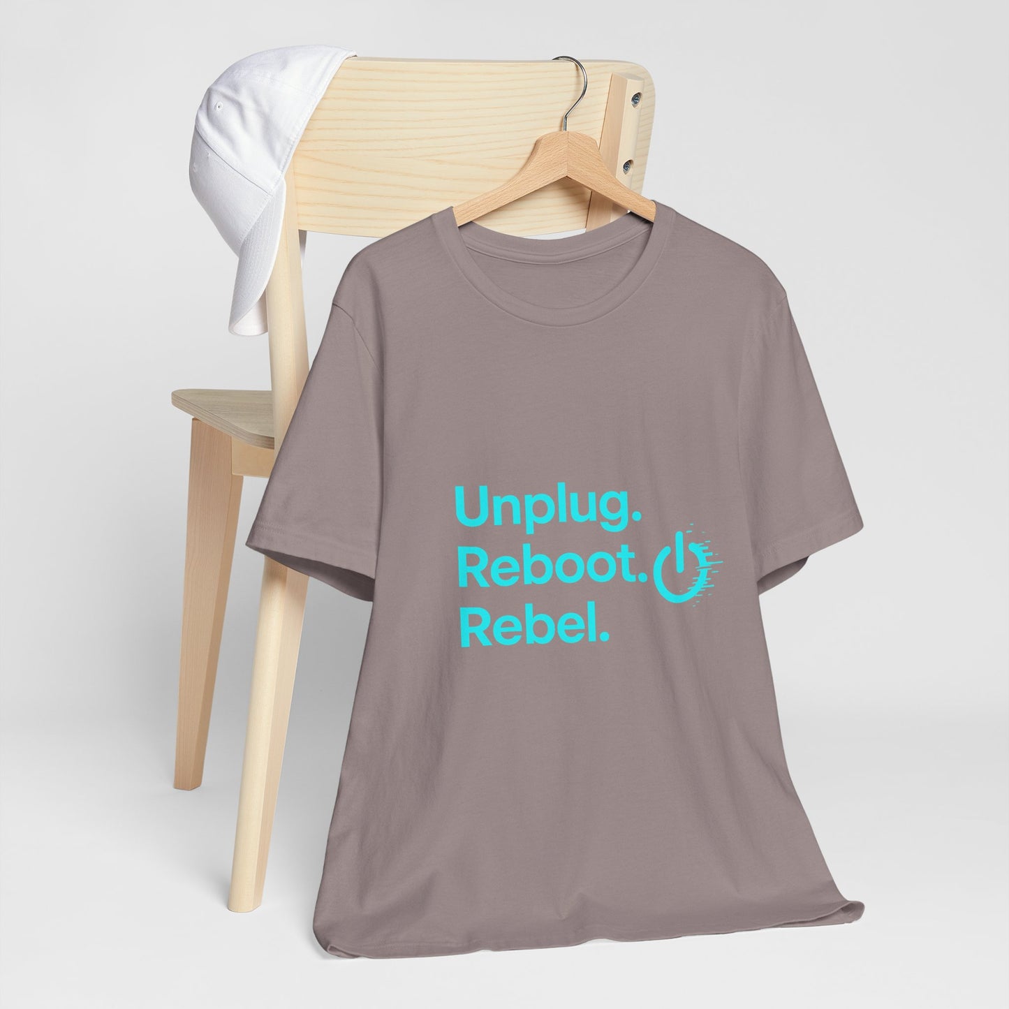 Rebel Spirit Unisex Tee - Fun Casual Graphic Shirt, Perfect for Gamers, Tech Lovers, Gift for Friends, Unique Birthday Apparel