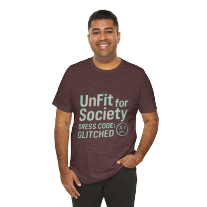 The Glitched Code Manifesto Tee - Casual Unisex Short Sleeve T-Shirt, Graphic Tee for Trendsetters, Gift for Rebels, Unique Fashion [...]