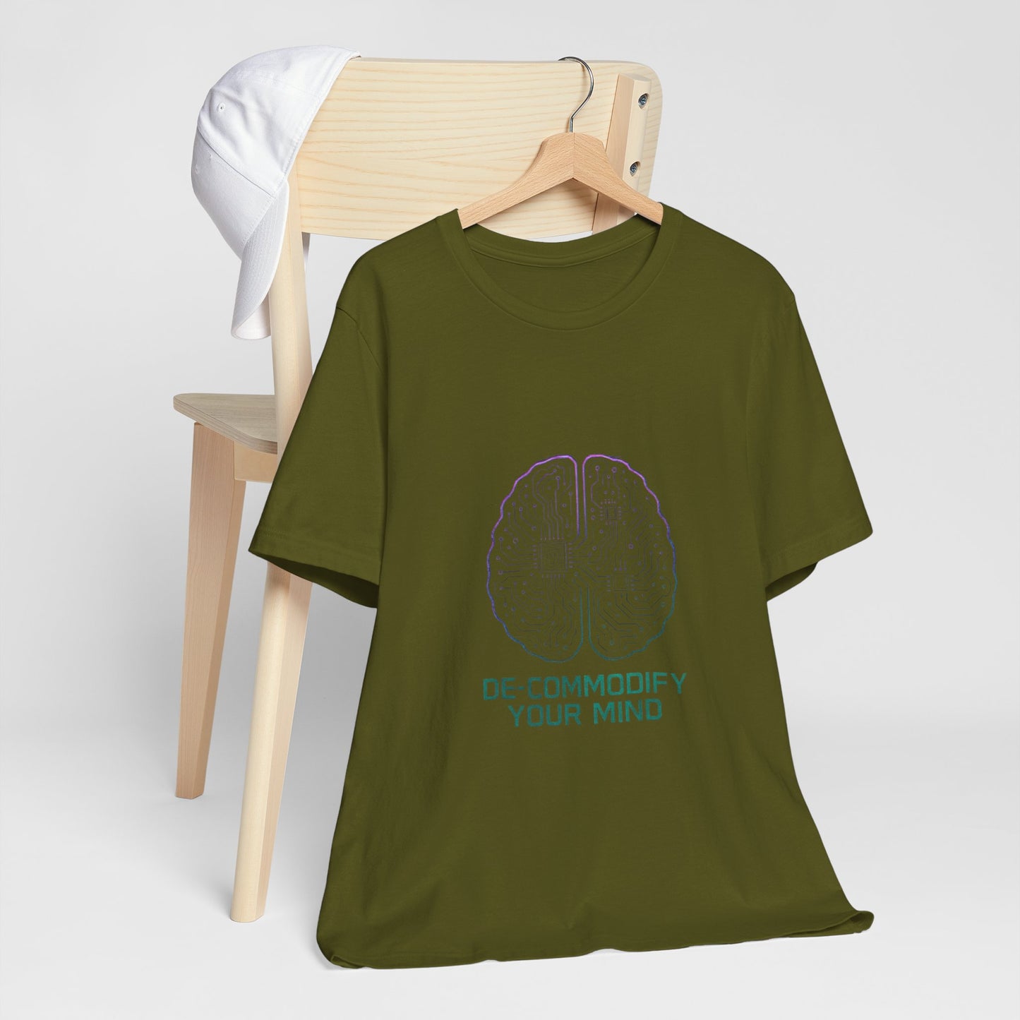 Brainwave Tee - De-Commodify Your Mind - Unisex T-Shirt