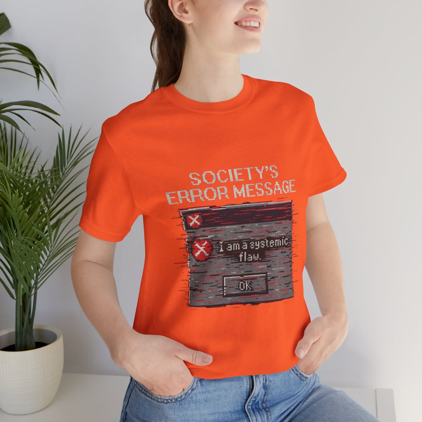 Systemic Flaw Tee - Society's Error Message Design