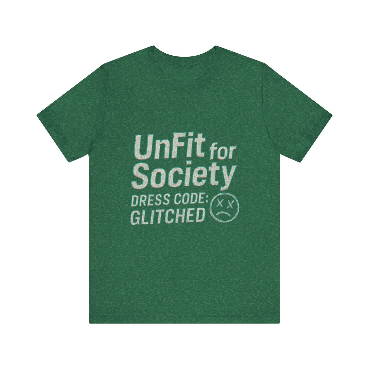 The Glitched Code Manifesto Tee - Casual Unisex Short Sleeve T-Shirt, Graphic Tee for Trendsetters, Gift for Rebels, Unique Fashion [...]