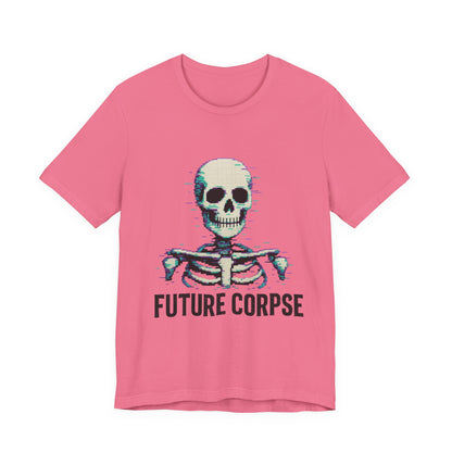Unisex Future Corpse Graphic Tee, Halloween Shirt, Funny Gift, Casual Wear, Skull T-Shirt, Unique Statement Top