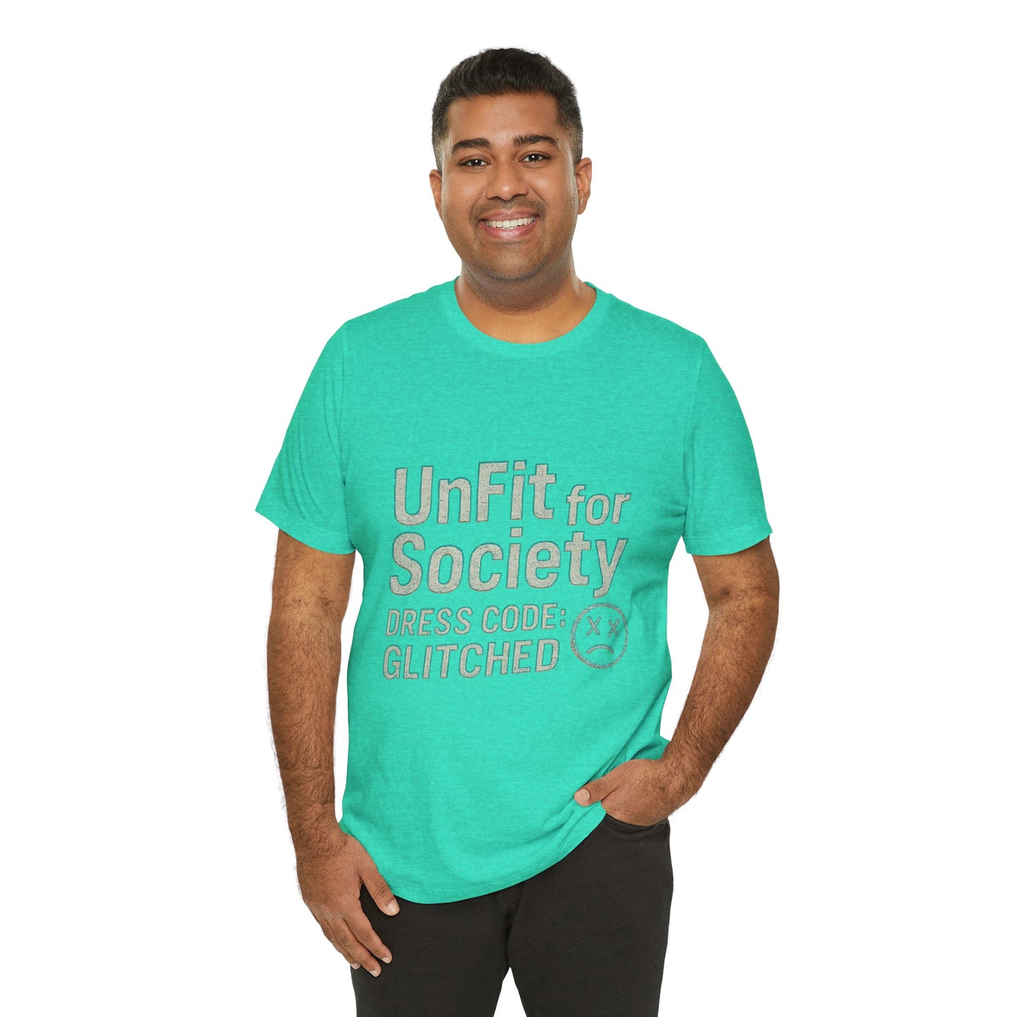 The Glitched Code Manifesto Tee - Casual Unisex Short Sleeve T-Shirt, Graphic Tee for Trendsetters, Gift for Rebels, Unique Fashion [...]