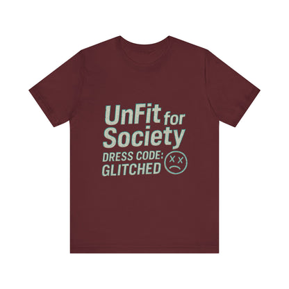 The Glitched Code Manifesto Tee - Casual Unisex Short Sleeve T-Shirt, Graphic Tee for Trendsetters, Gift for Rebels, Unique Fashion [...]